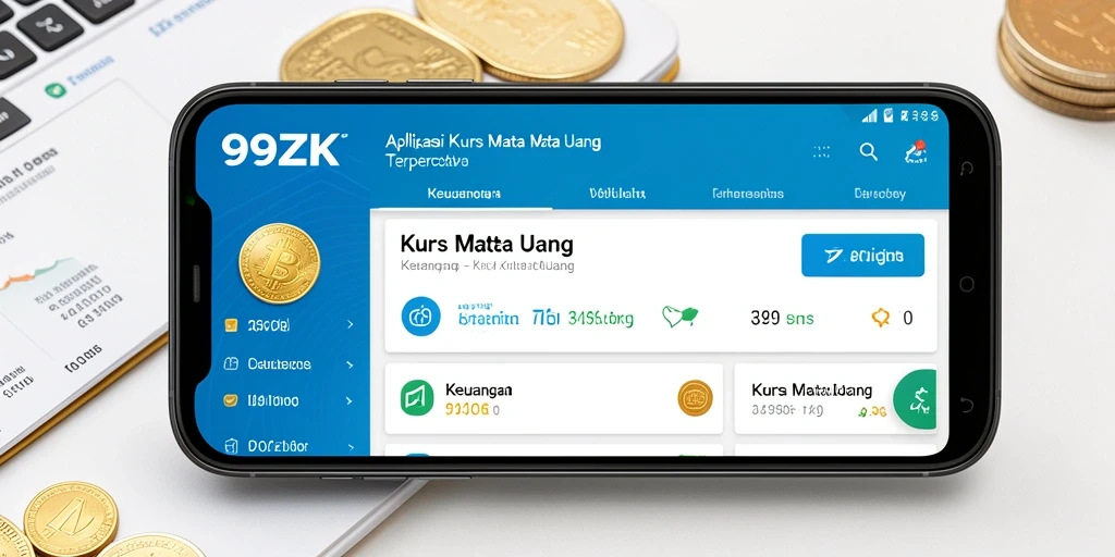 Tampilan antarmuka aplikasi 99ZK yang modern dan informatif.