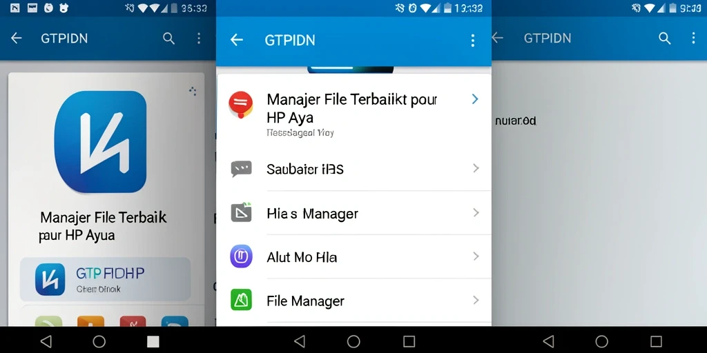 Tampilan antarmuka GTPIDN yang sederhana dan efisien untuk manajemen file.