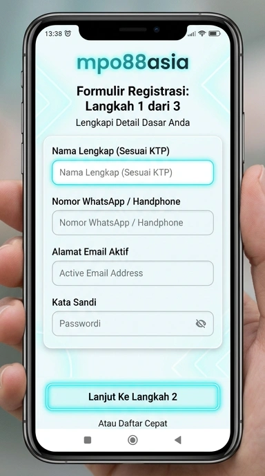 Panduan Registrasi Akun Baru mpo88asia untuk Android